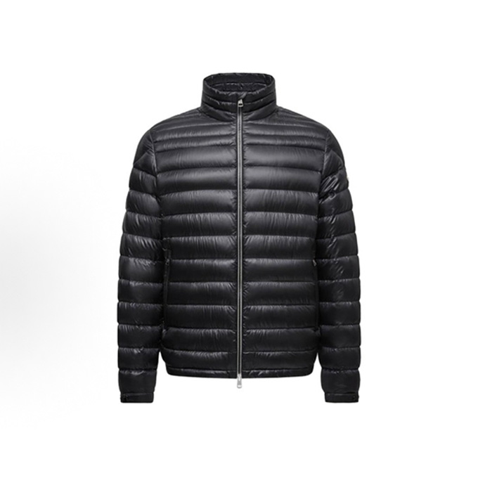 moncler arnique stand collar lightweight down puffer jacket